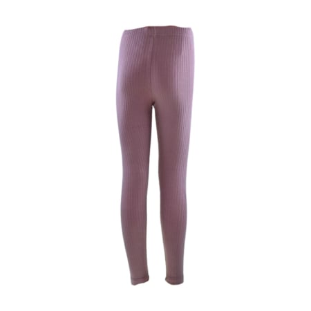 Pantaloni tip colanti din bumbac reiat, pentru fete, Atut P0264R-128, Roz [2]