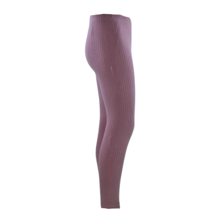 Pantaloni tip colanti din bumbac reiat, pentru fete, Atut P0264R-128, Roz [1]