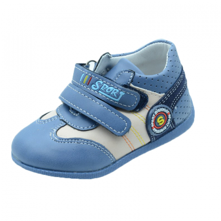 Pantofi cu siret si scai baieti - Pantofi pentru baieti Bessky WL7532-2-21, Multicolor