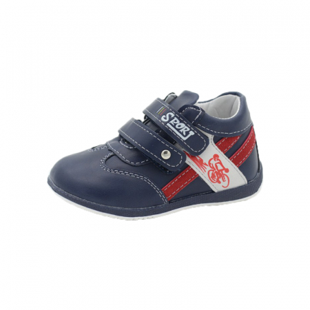 Pantofi cu siret si scai baieti - Pantofi pentru baieti Bessky WL7536-1-26, Bleumarin