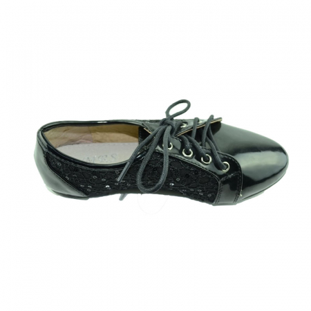 Pantofi din lac pentru fete MRS M610-31, Negru [1]