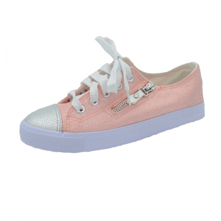 Pantofi cu siret si scai fete - Pantofi fete Mini Junior DD8251C-6-32