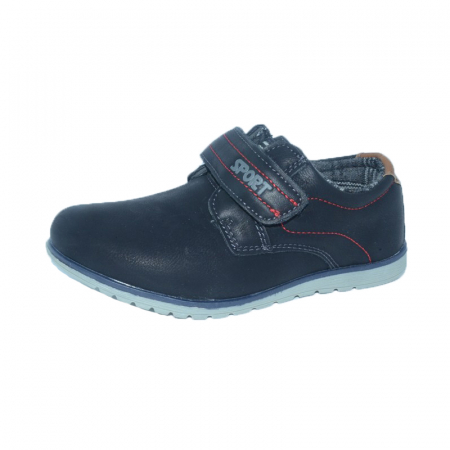 Pantofi cu siret si scai baieti - Pantofi pentru baieti Badoxx C-384-31, Negru