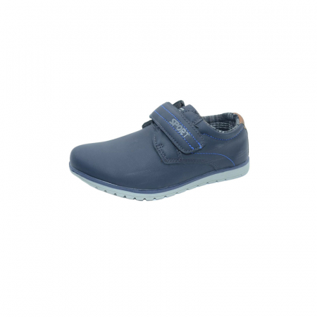 Pantofi cu siret si scai baieti - Pantofi pentru baieti Badoxx C-384B-31, Bleumarin