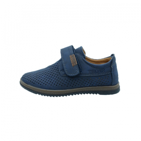 Pantofi cu siret si scai baieti - Pantofi pentru baieti Bessky B8891A-3-31, Bleumarin