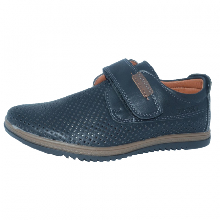 Pantofi cu siret si scai baieti - Pantofi pentru baieti Bessky B8891C-2-36, Negru