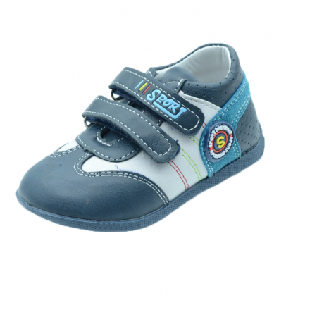 Pantofi cu siret si scai baieti - Pantofi pentru baieti Bessky WL7532-5-25, Multicolor