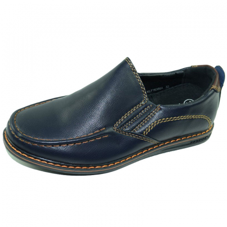 Pantofi cu siret si scai baieti - Pantofi pentru baieti Kellaifeng KLF16366-2A-32, Bleumarin