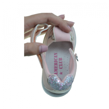Pantofi pentru fete American Club GC11/20R-25, Roz [1]