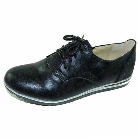 Pantofi cu siret si scai fete - Pantofi pentru fete Badoxx 5LL-438-32, Negru