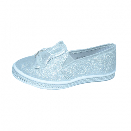Pantofi cu siret si scai fete - Pantofi pentru fete Badoxx 5SP-627-LSG-25, Gri