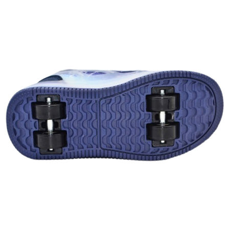 Pantofi cu leduri si roti detasabile, pentru baieti, Mini Junior M738A-31, Albastru [7]