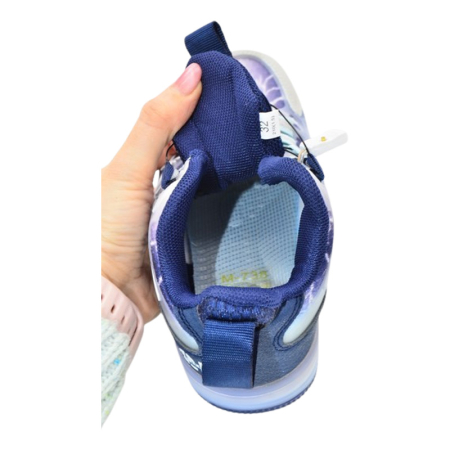 Pantofi cu leduri si roti detasabile, pentru baieti, Mini Junior M738A-31, Albastru [9]