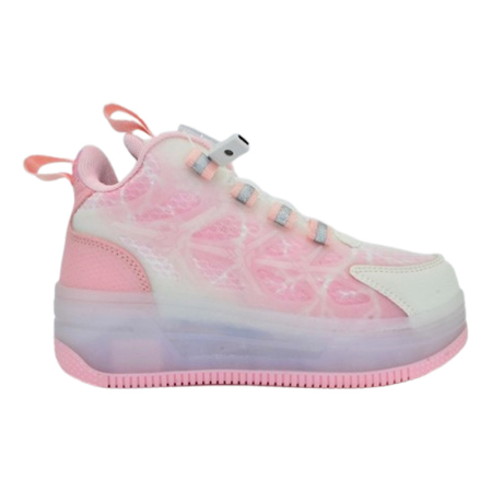 Pantofi cu leduri si roti detasabile, pentru fete, Mini Junior M738R, Roz [1]