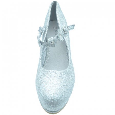 Pantofi cu toc pentru fete MRS M176A-32, Argintiu [3]