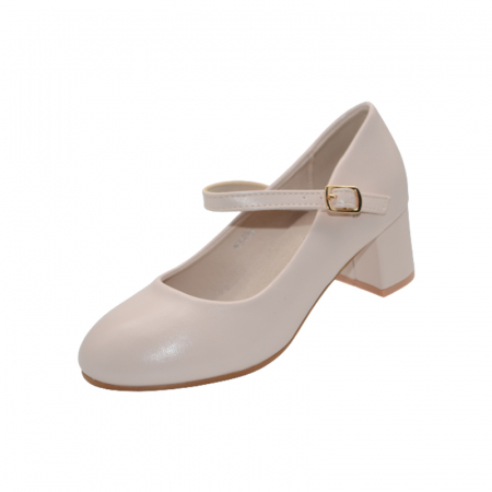 Încălțaminte fete - Pantofi cu toc pentru fete MRS M1309-2, Bej