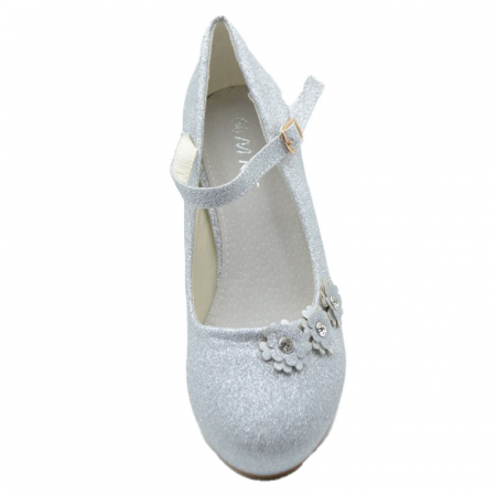 Pantofi cu toc pentru fete MRS M1508-B-31, Argintiu [1]