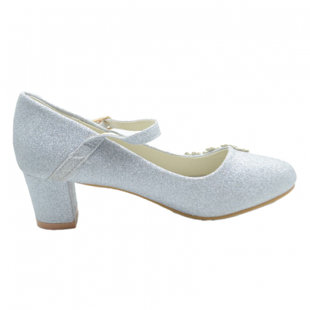 Pantofi cu toc pentru fete MRS M1508-B-31, Argintiu [3]