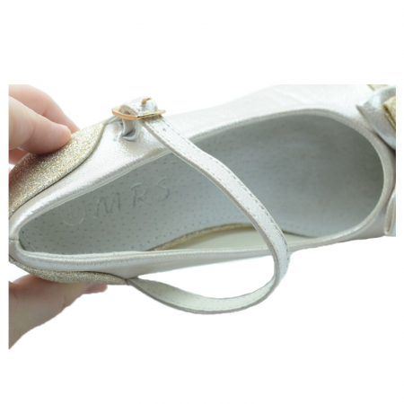 Pantofi cu toc pentru fete MRS M1509-33, Auriu [3]