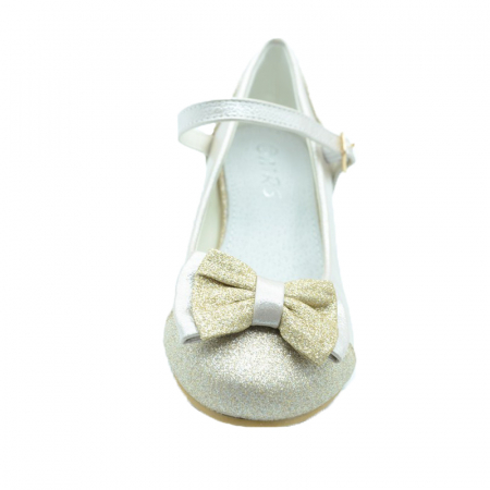 Pantofi cu toc pentru fete MRS M1509-33, Auriu [1]