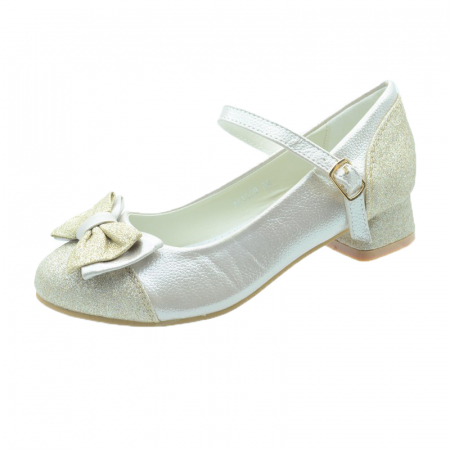 Pantofi cu toc fete - Pantofi cu toc pentru fete MRS M1509-33, Auriu