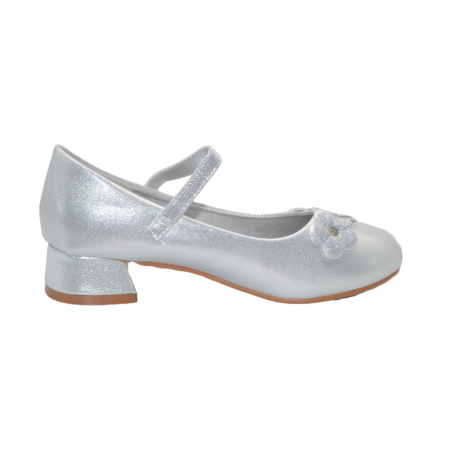 Pantofi cu toc pentru fete MRS M1529-1, Argintiu [2]