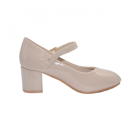 Pantofi cu toc pentru fete MRS R1532, Bej [2]