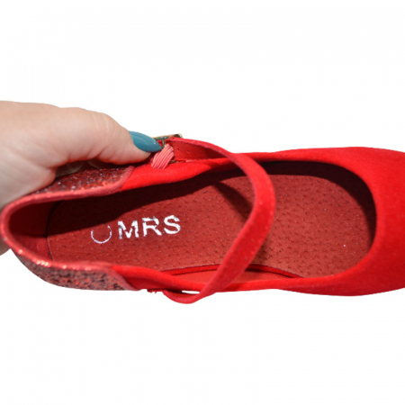 Pantofi cu toc pentru fete MRS M177RO, Rosu [3]