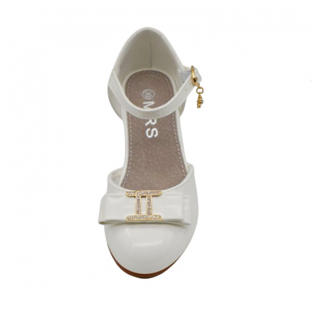 Pantofi cu toc pentru fete MRS M2024-12, Alb [2]