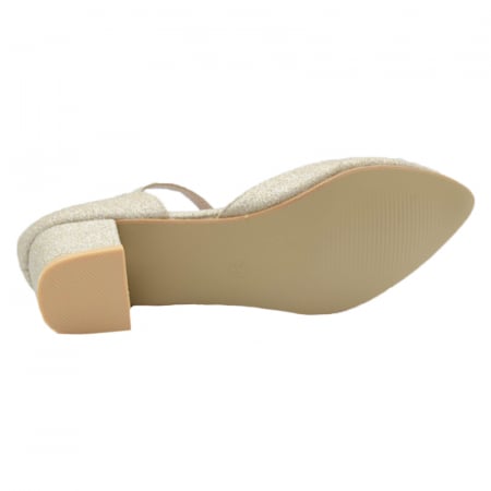 Pantofi cu toc pentru fete MRS M707-7A-31, Auriu [1]