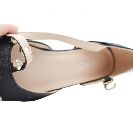 Pantofi cu toc pentru fete MRS M707-7N-31, Negru [3]