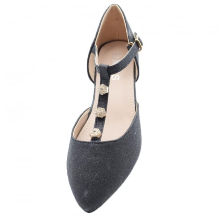 Pantofi cu toc pentru fete MRS M707-7N-31, Negru [2]
