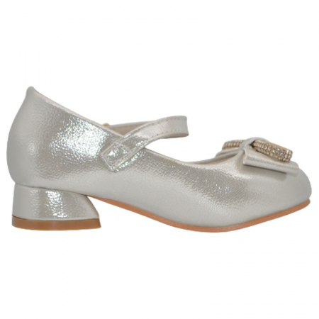 Pantofi cu toc pentru fete MRS R722, Auriu [1]