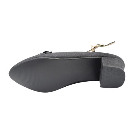 Pantofi cu toc pentru fete MRS MP176-31, Negru [2]