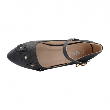 Pantofi cu toc pentru fete MRS MP176-31, Negru [1]