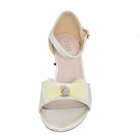 Sandale cu toc pentru fete MRS M-1051, Bej [1]
