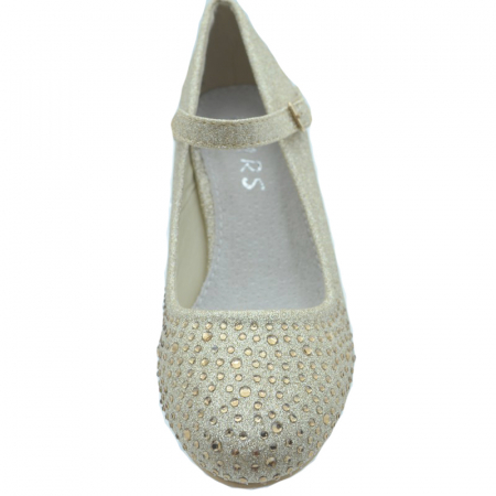 Pantofi cu toc pentru fete MRS R1311-1AU-29, Auriu [3]