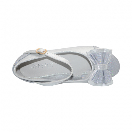 Pantofi cu toc pentru fete MRS R1509, Argintiu [3]