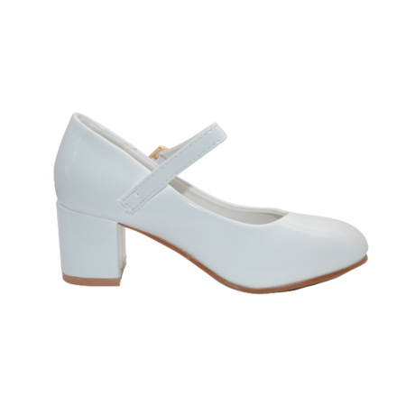 Pantofi cu toc pentru fete MRS R1532-1, Alb [2]
