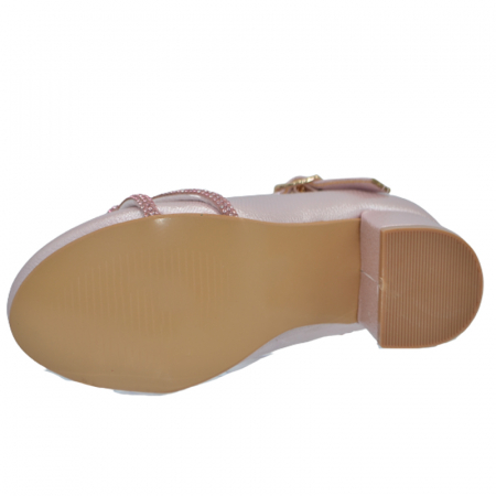 Pantofi cu toc pentru fete MRS R1539, Roz [3]