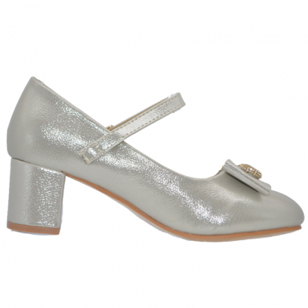 Pantofi cu toc pentru fete MRS M1535, Auriu [1]
