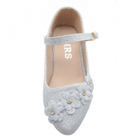 Pantofi cu toc pentru fete MRS R37-9-29, Argintiu [2]
