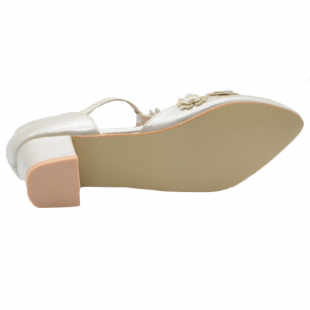 Pantofi cu toc pentru fete MRS R65-3B-24, Bej [2]