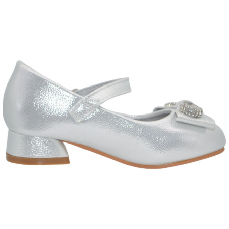 Pantofi cu toc pentru fete MRS R722-A, Argintiu [1]