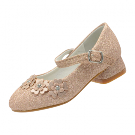 Pantofi cu toc fete - Pantofi cu toc pentru fete MRS RL2023-24, Roz
