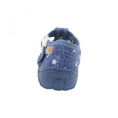 Pantofi din panza pentru baieti Nazo 013-BB-25, Albastru [3]