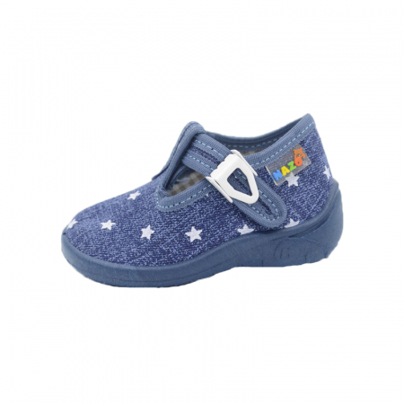 Tenisi baieti - Pantofi din panza pentru baieti Nazo 013-BB-25, Albastru