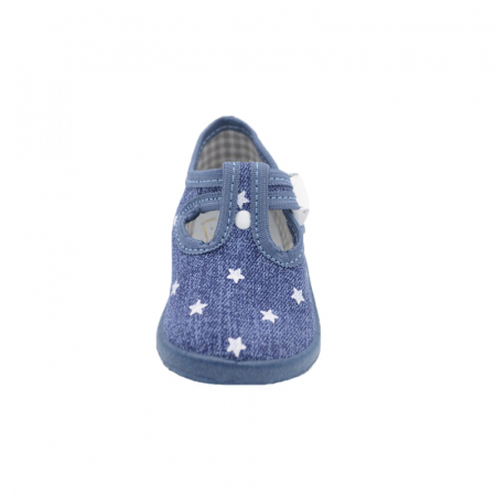 Pantofi din panza pentru baieti Nazo 013-BB-25, Albastru [4]