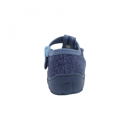 Pantofi din panza pentru baieti Nazo 013CA-25, Bleumarin [4]
