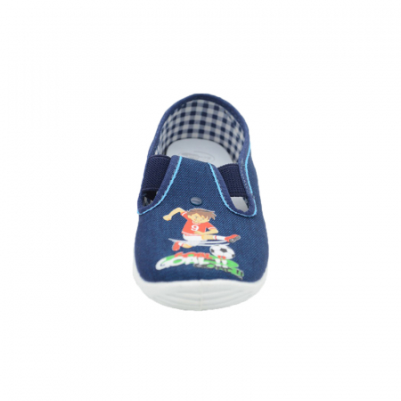 Pantofi din panza pentru baieti Renbut 33-371-823-30, Albastru [3]